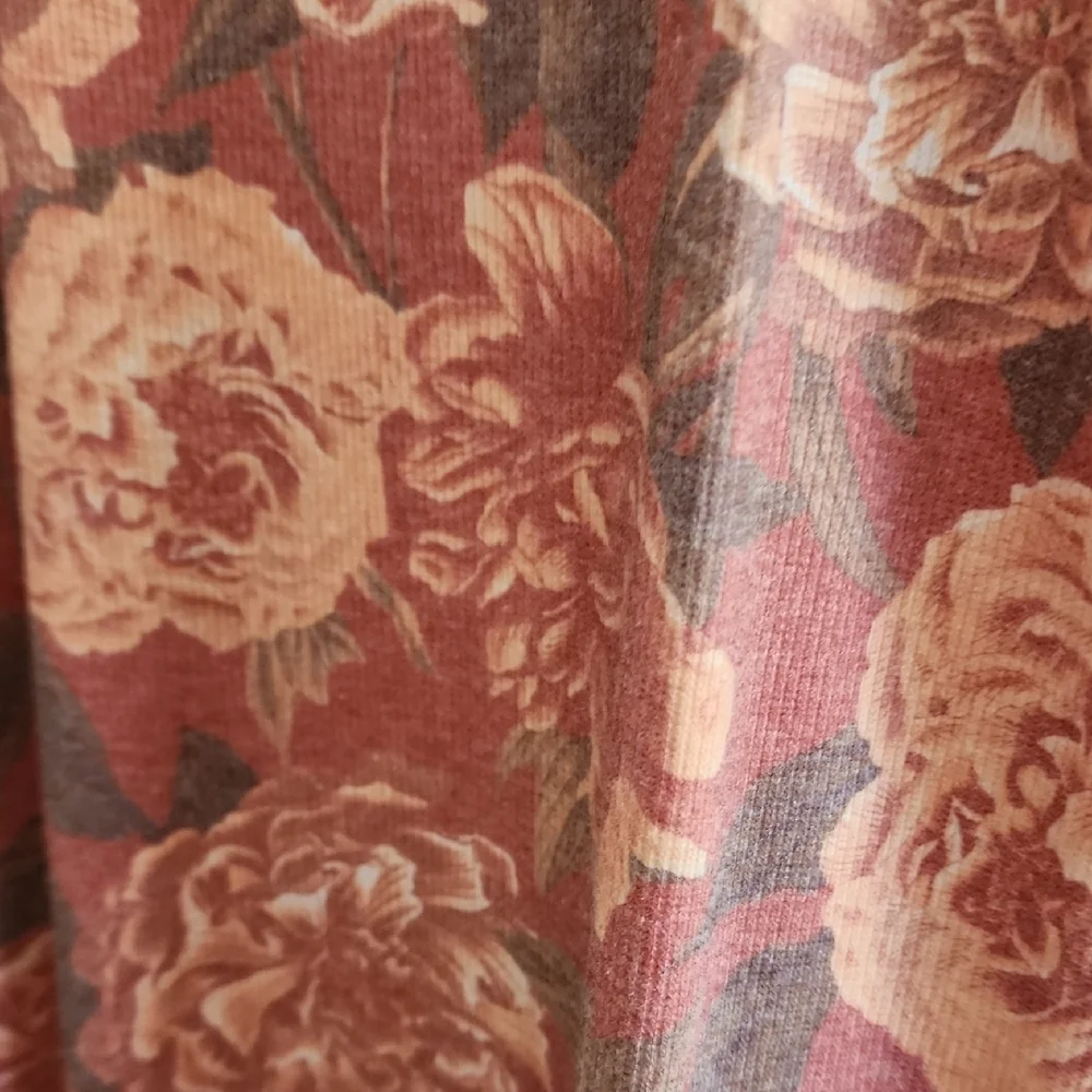 Joyfolie Floral Maxi Dress - Brown and Cream - Picture 4 of 6
